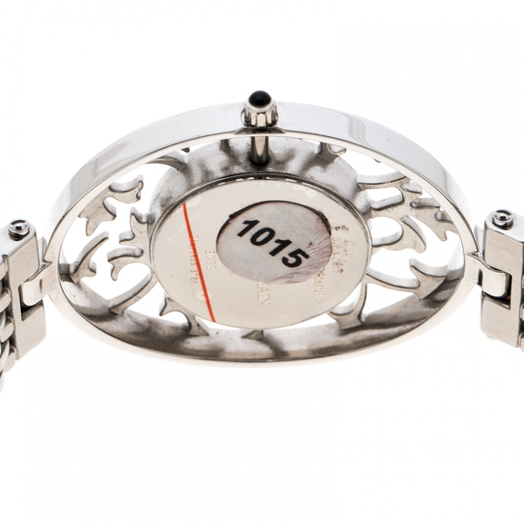 Pre Owned Balmain Mother of Pearl Stainless Steel 3075 Women's Wristwatch 32MM