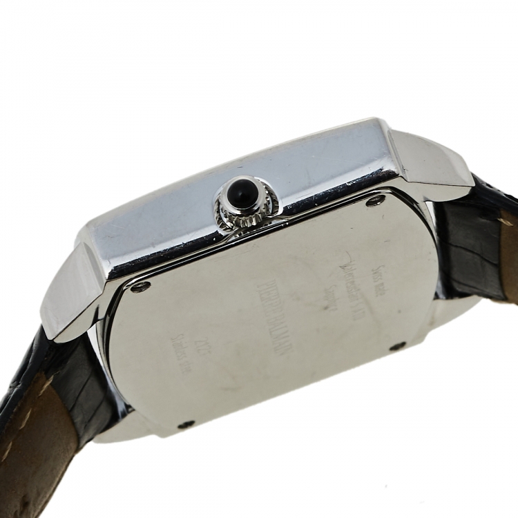 Pre Owned Pierre Balmain Silver Stainless Steel 2121 Quartz Women’s Wristwatch 39 mm