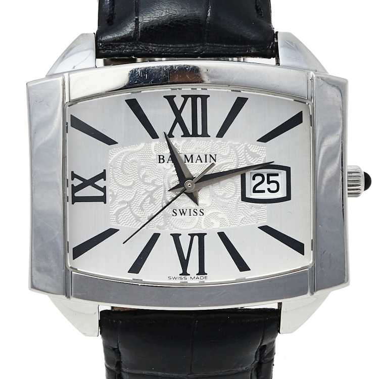 Pre Owned Pierre Balmain Silver Stainless Steel 2121 Quartz Women’s Wristwatch 39 mm