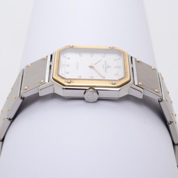 Pre Owned Baume & Mercier Geneve SS Silver Ladies Watch