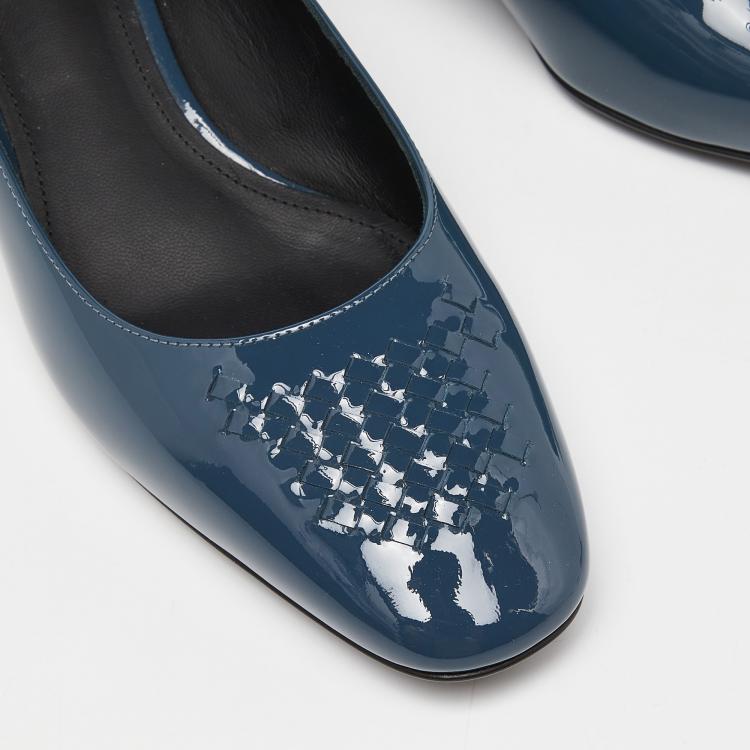 مملوكة مسبقًا Bottega Veneta Leather Round Toe Ballet flats 36