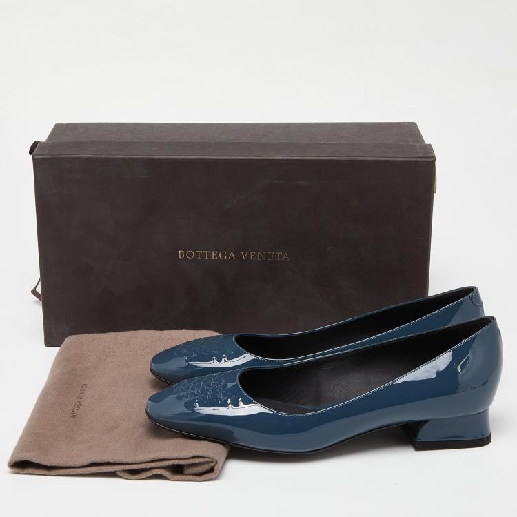 مملوكة مسبقًا Bottega Veneta Leather Round Toe Ballet flats 36