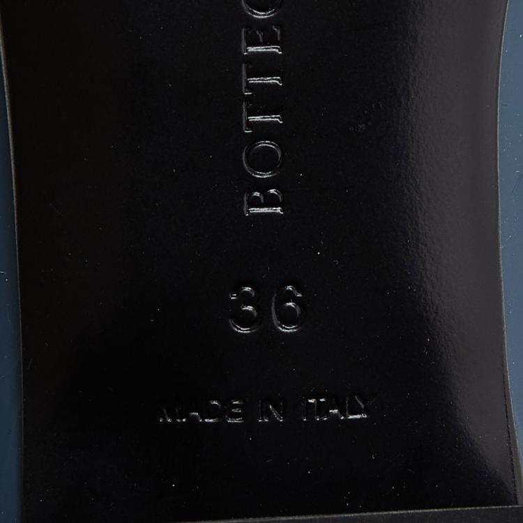 مملوكة مسبقًا Bottega Veneta Leather Round Toe Ballet flats 36