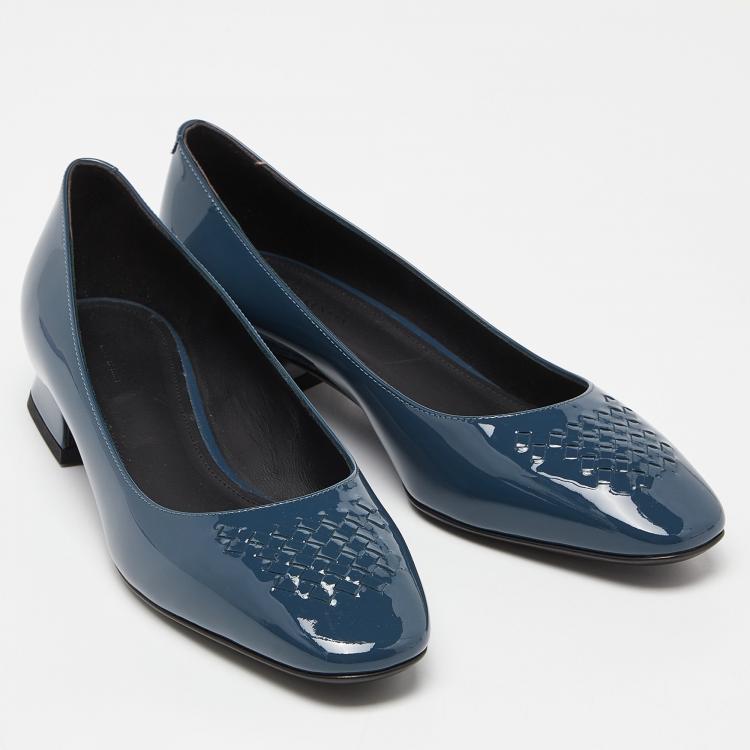 مملوكة مسبقًا Bottega Veneta Leather Round Toe Ballet flats 36