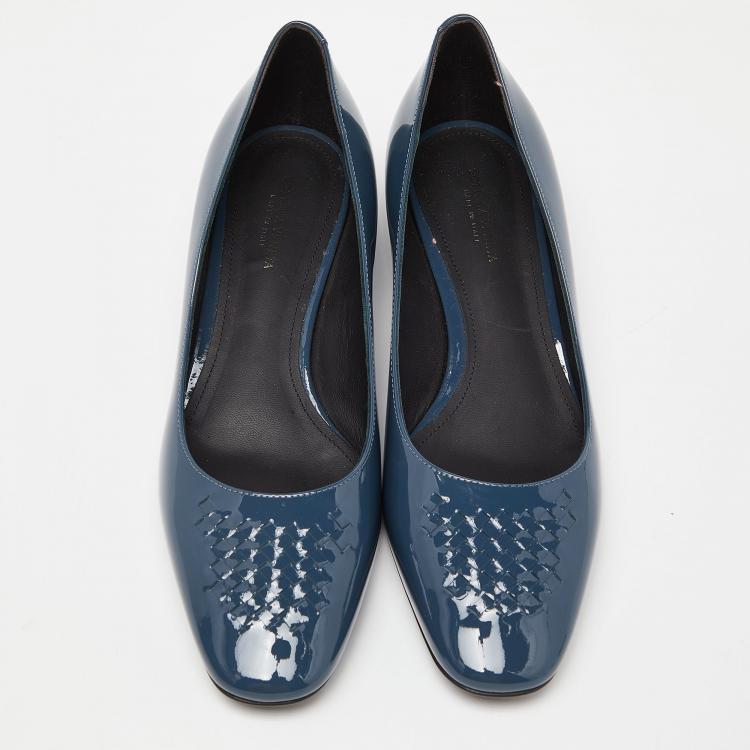مملوكة مسبقًا Bottega Veneta Leather Round Toe Ballet flats 36