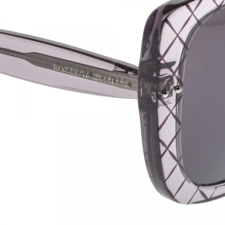 Pre Owned Bottega Veneta Dark Grey/Black BV0198S Sunglasses