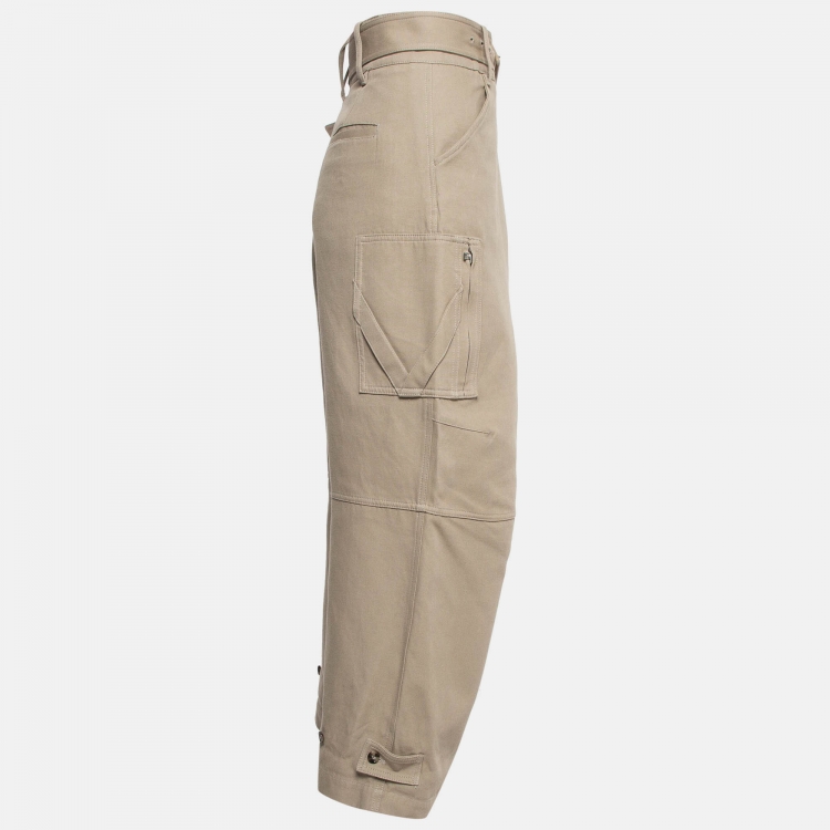 パンツ BOTTEGA VENETA Beige cotton blend cargo pant BOTTEGA VENETA | Cargo Trousers | Women | Lane Crawford