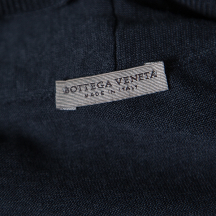 Pre Owned Bottega Veneta Anthracite Grey Gathered Bodice Detail Boxy Jumpsuit M