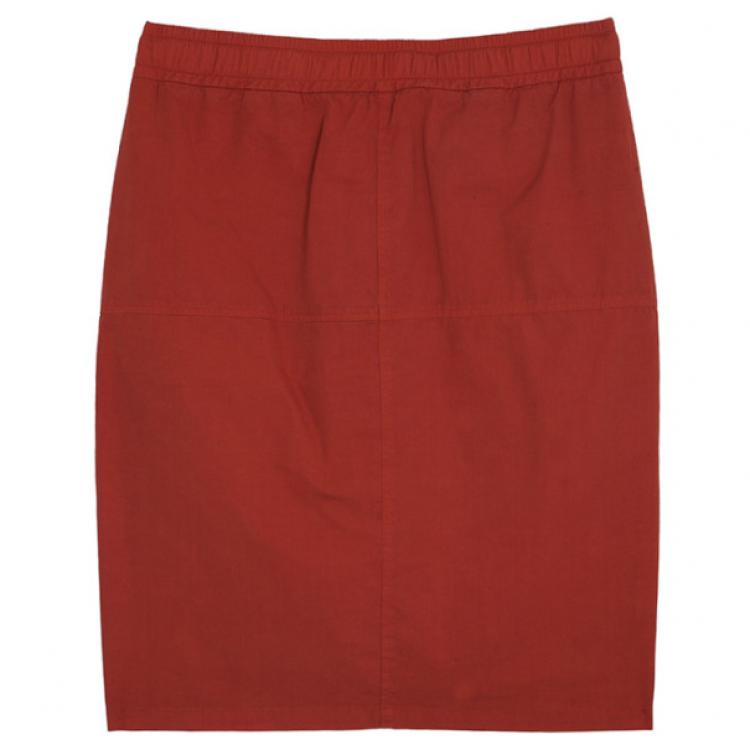 Pre Owned Bottega Veneta Ruched Waist Skirt Size S