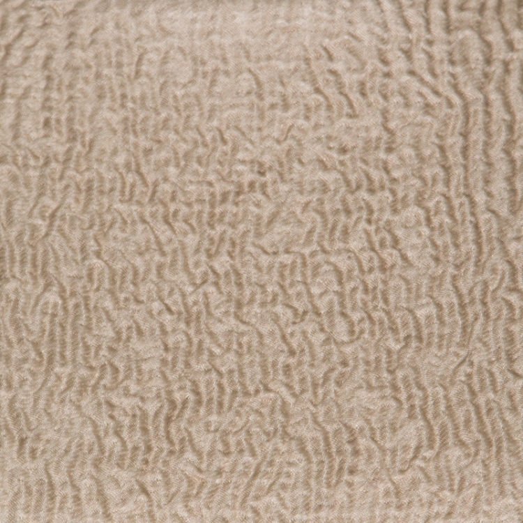 Pre Owned Bottega Veneta Beige Textured Wool Sleeveless Shift Dress S 