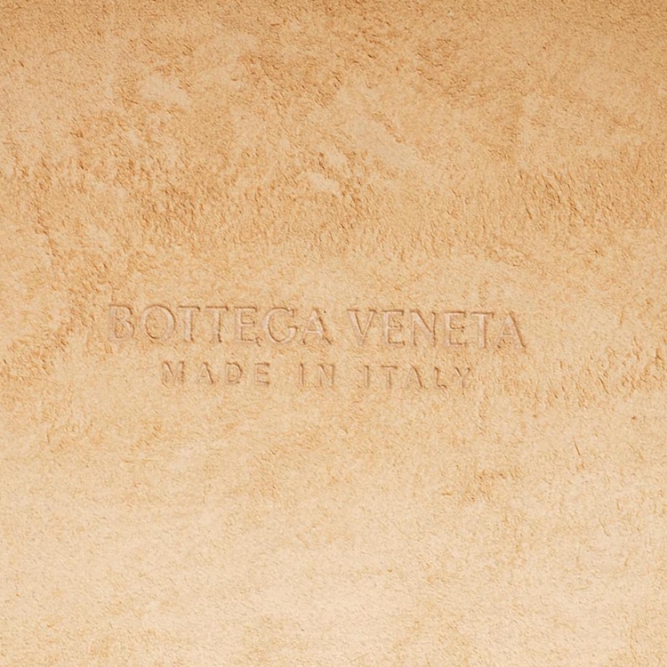 Pre Owned Bottega Veneta Beige Intreccio Leather Medium Arco Tote