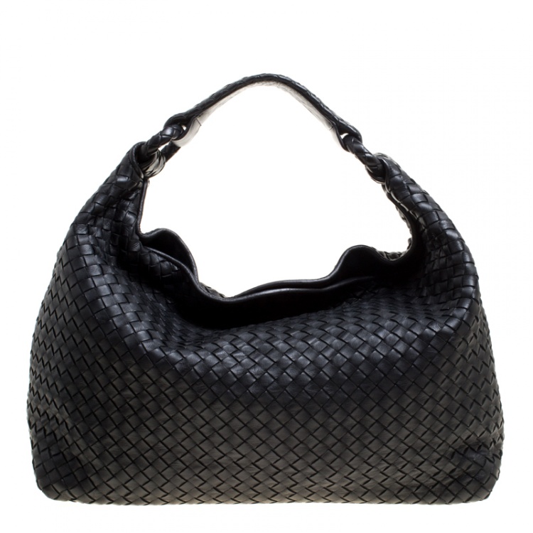 Bottega Veneta Black Intrecciato Leather Hobo Bottega Veneta | The ...