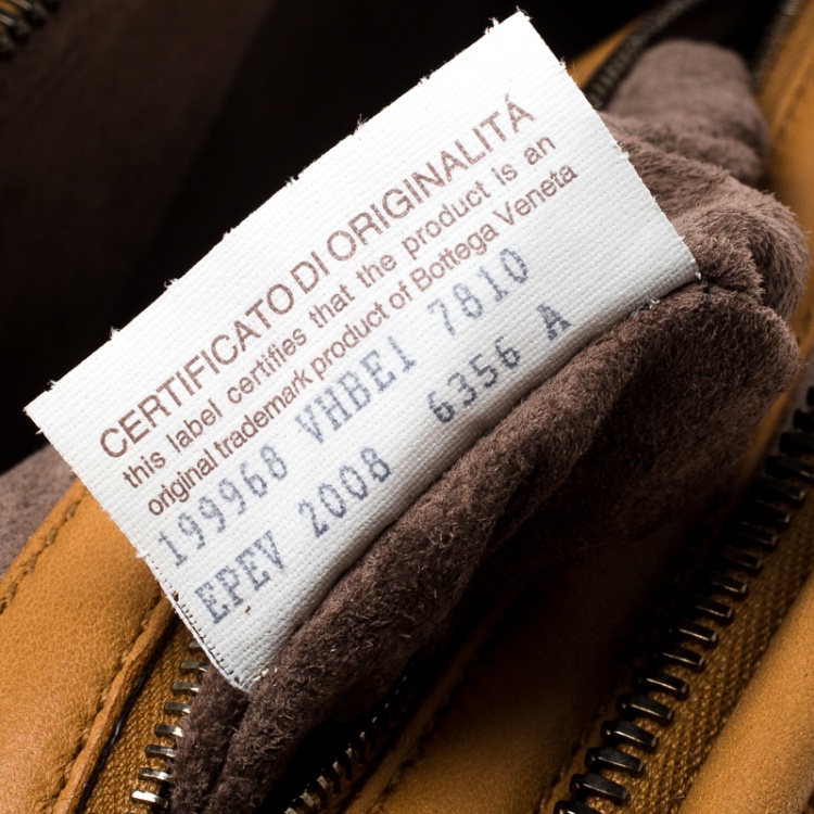 مملوكة مسبقًا Bottega Veneta Brown Intrecciato Leather New Bond Satchel