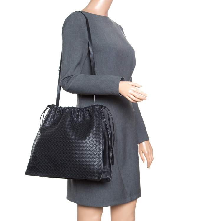BOTTEGA VENETA: The Twist mini bag in nappa leather - Black
