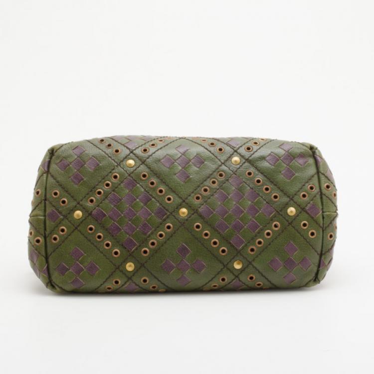 Pre Owned Bottega Veneta Bowling Leather Handbag
