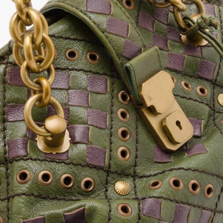 Pre Owned Bottega Veneta Bowling Leather Handbag