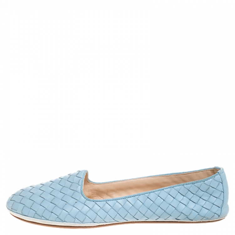 pale blue ballet flats