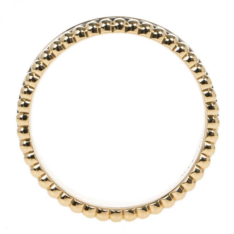 Pre Owned Boucheron Quatre Classic Small Ring with Diamonds Size 52