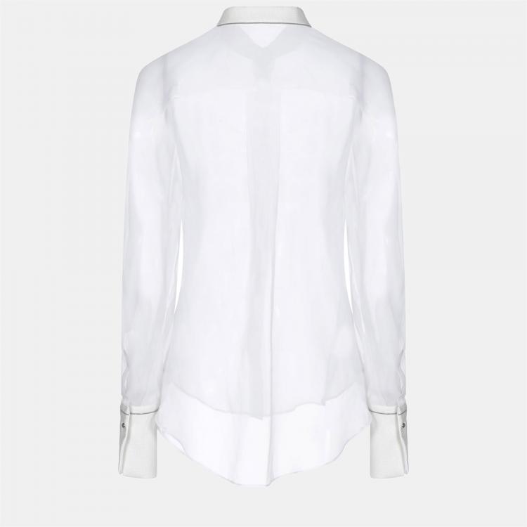 Pre Owned Brunello Cucinelli Silk Shirt M