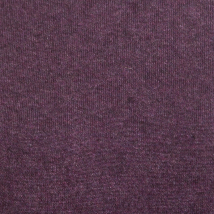Pre Owned Brunello Cucinelli Purple Ribbed Trim Sweater M