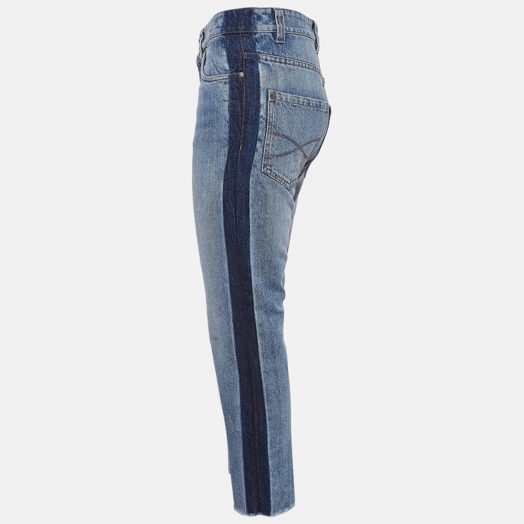 مملوكة مسبقًا Brunello Cucinelli Blue Denim Straight Leg Jeans S Waist 28"'