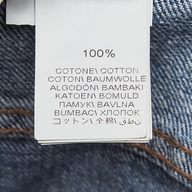 مملوكة مسبقًا Brunello Cucinelli Blue Denim Straight Leg Jeans S Waist 28"'