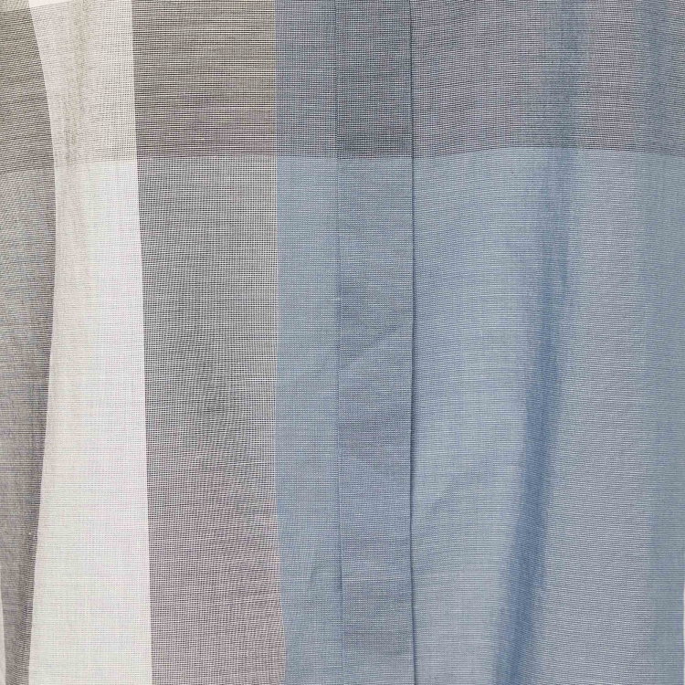 Pre Owned Burberry London Blue Giant check Cotton Button Front Shirt M