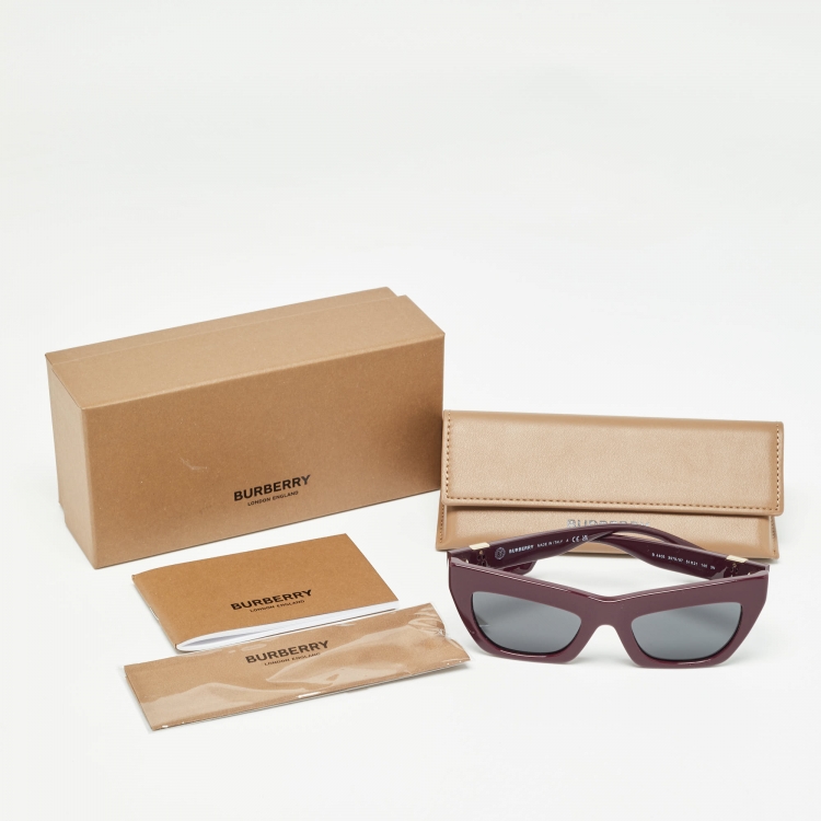 مملوكة مسبقًا Burberry Plum B4405 Cat Eye Sunglasses