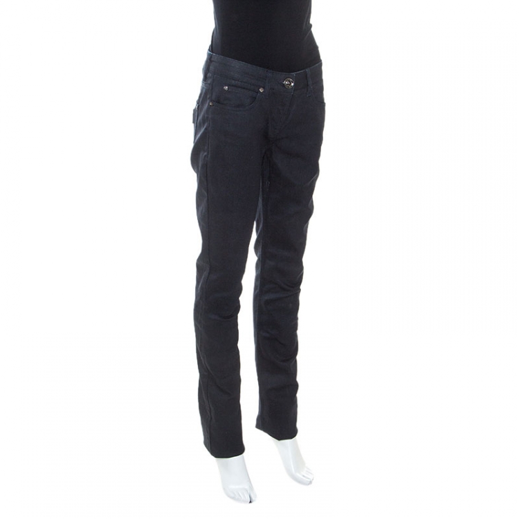 مملوكة مسبقًا Burberry Dark Blue Denim Slim Fit Jeans M