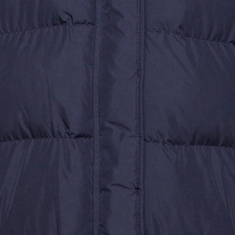 مملوكة مسبقًا Burberry Navy Blue Goose Down Bridgnorth Quilted Coat XL