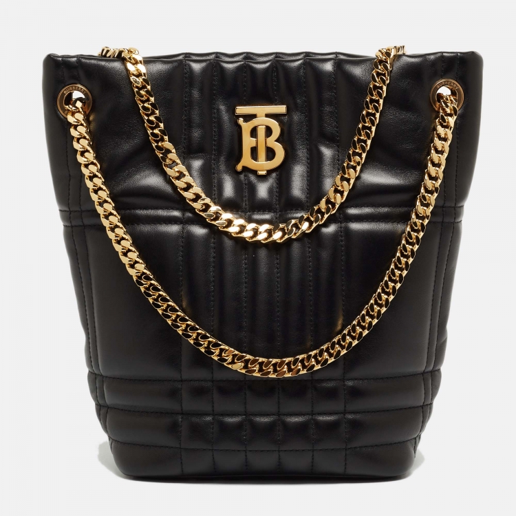 Burberry Lola Bucket Bag in Black