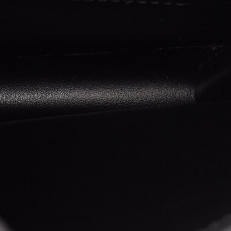 Pre Owned Burberry Black Leather Robin Crossbody Bag