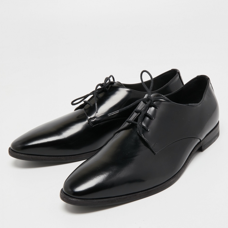 Burberry Black Leather Lace Up Derby Size 39 Burberry | TLC