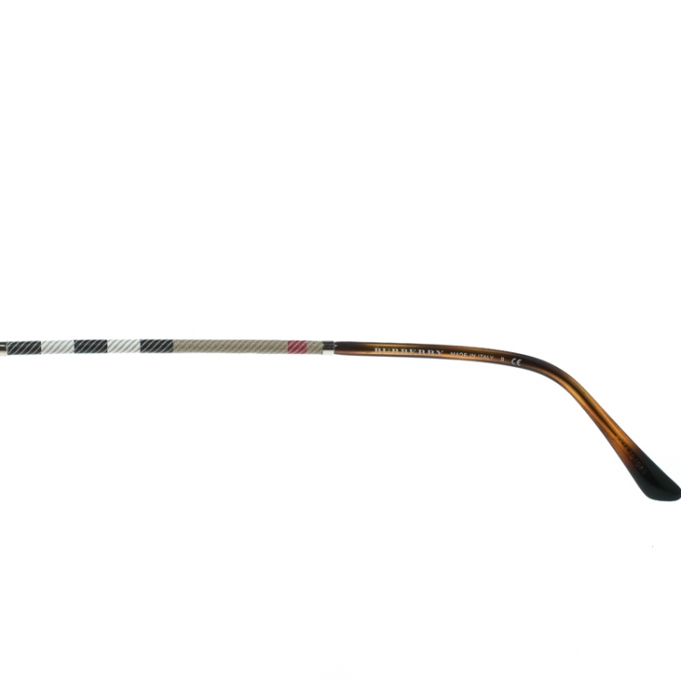 Pre Owned Burberry Havana/Brown Gradient B2450-Q Round Wayfarer Sunglasses