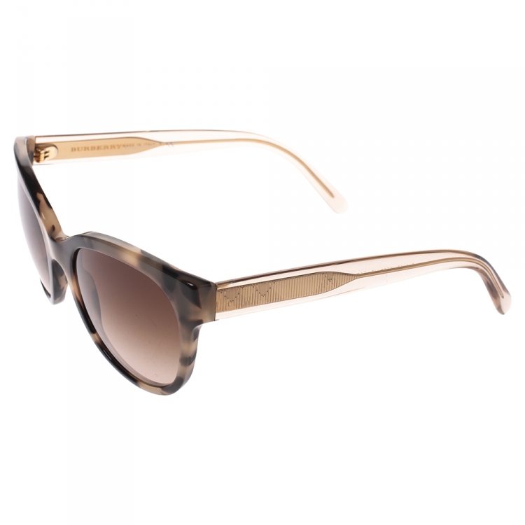 Pre Owned Burberry Havana Brown Gradient B4187 Sunglasses