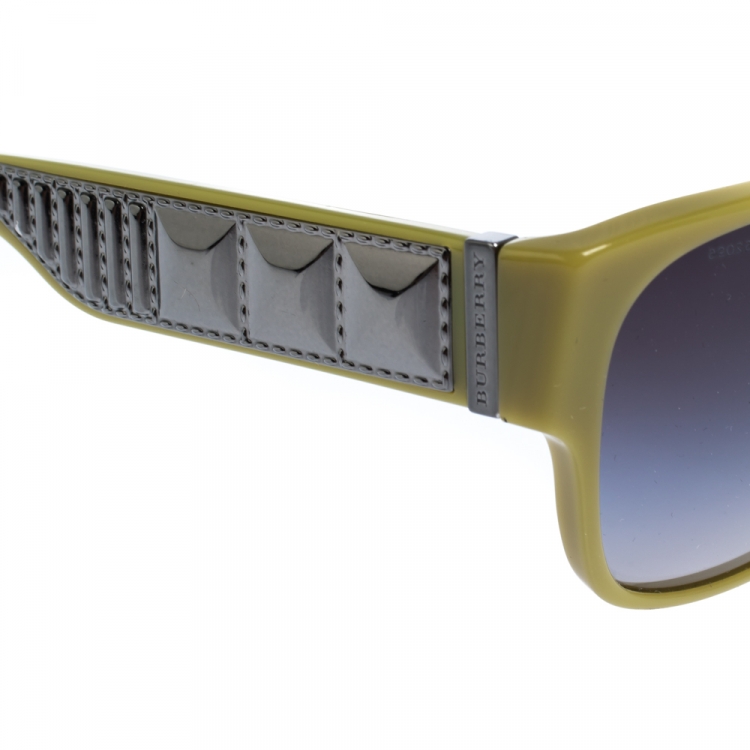 مملوكة مسبقًا Burberry Olive Green Gradient B4104 Sunglasses