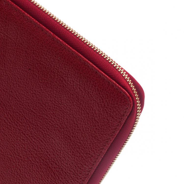 Pre Owned Burberry London Red Leather iPad 2 Case