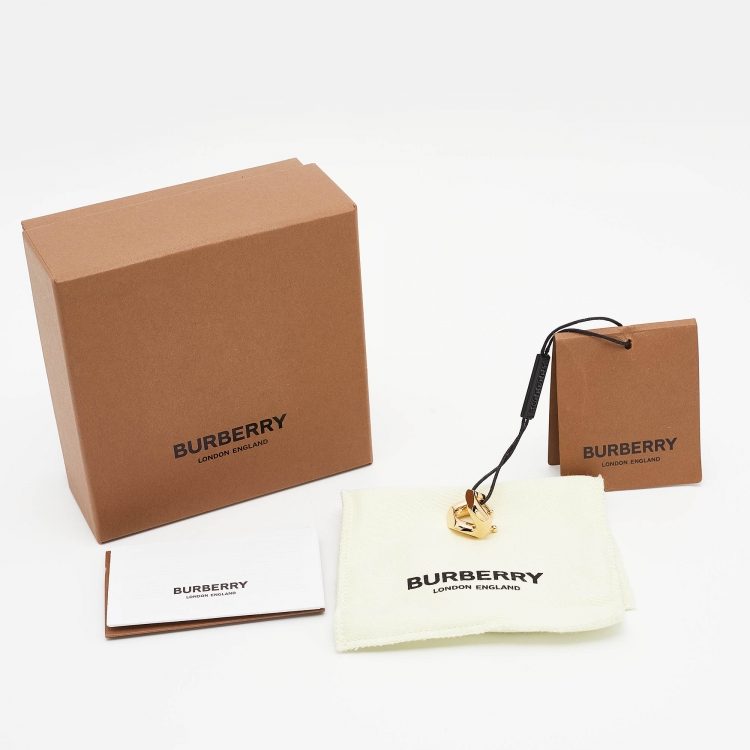 مملوكة مسبقًا Burberry Chain Link Gold Tone Single Cuff Earring