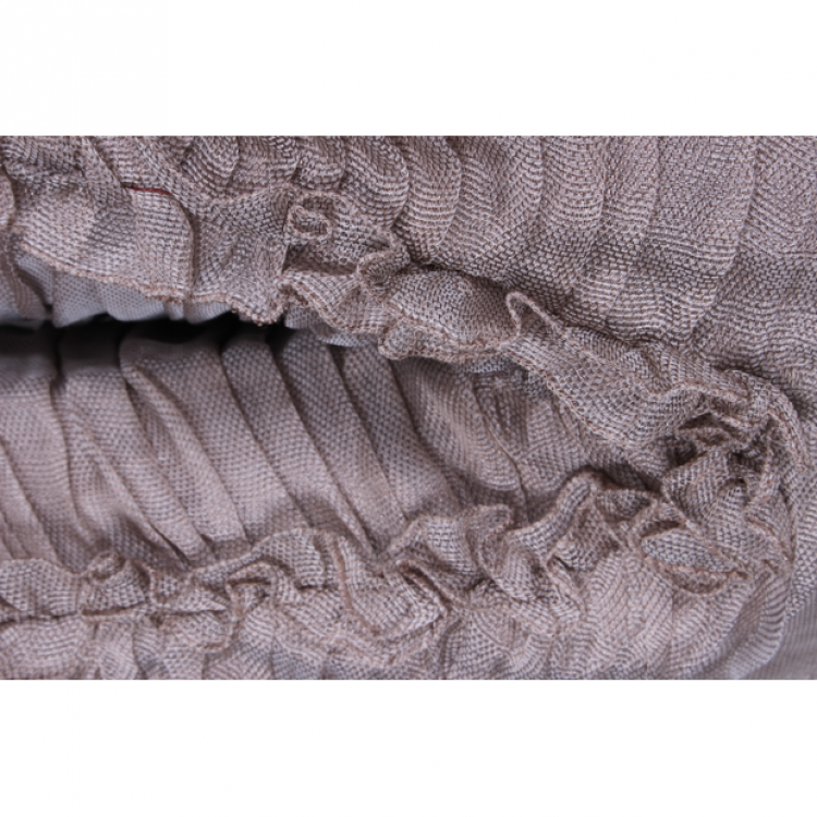 Pre Owned Burberry Beige Pleated Belted Jacket L