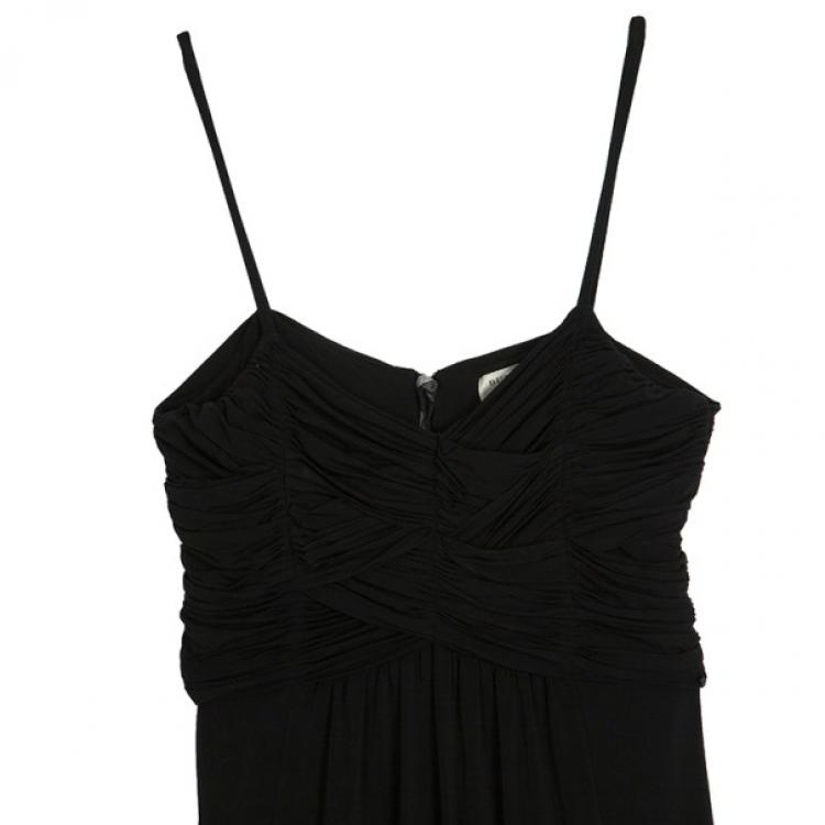 Pre Owned Burberry Brit Gathered Dress M