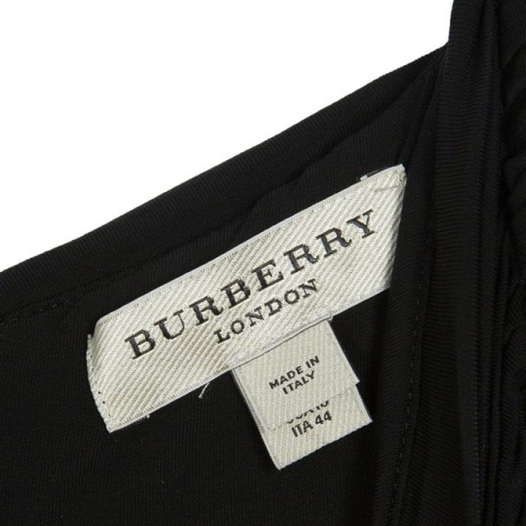 Pre Owned Burberry Brit Gathered Dress M