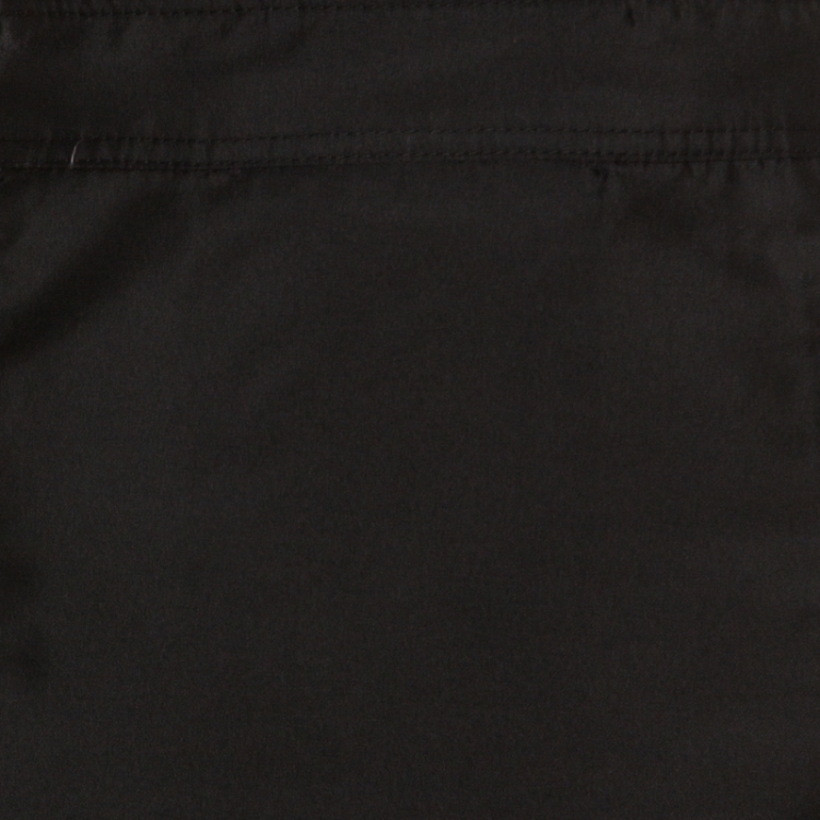 Pre Owned Burberry London Black Silk Blend Box Pleated Skirt M