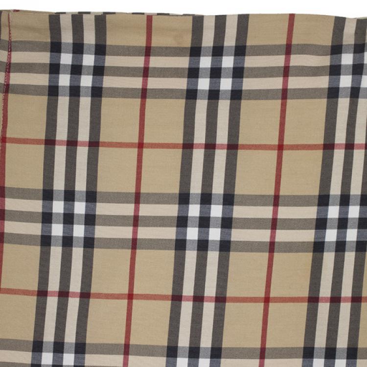 Pre Owned Burberry Classic Check Brit Kilt Mini Skirt XS