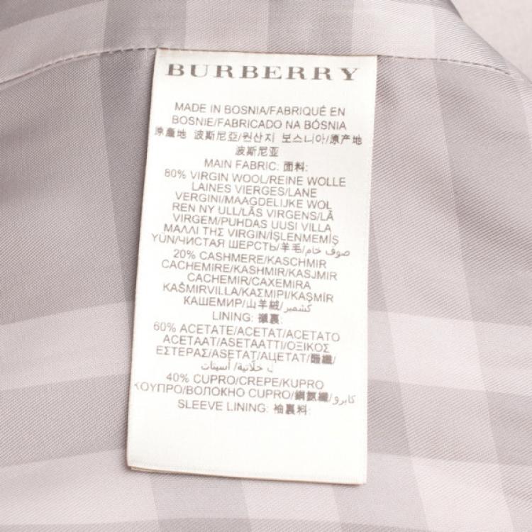 Pre Owned Burberry London Trench Coat XL