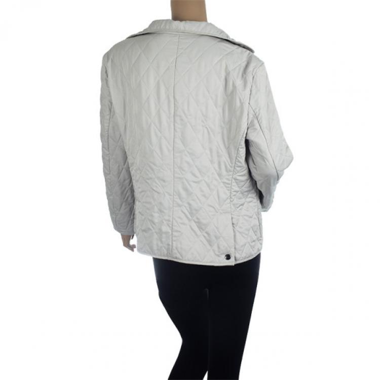 Pre Owned Burberry Brit Quilted Jacket L