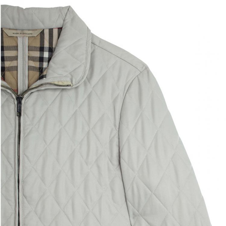 Pre Owned Burberry Brit Quilted Jacket L