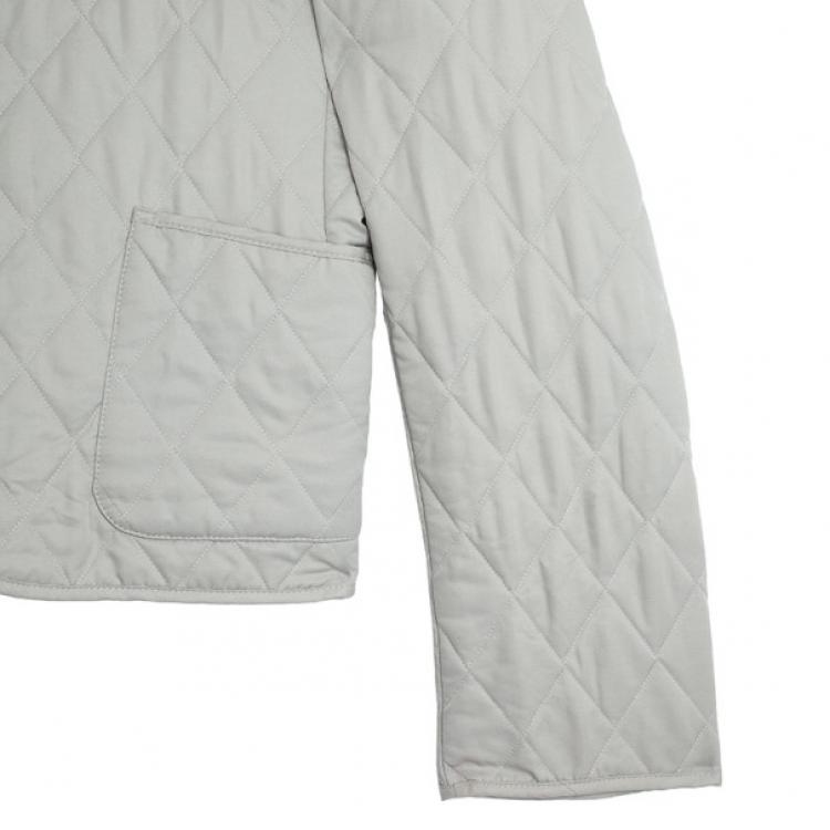 Pre Owned Burberry Brit Quilted Jacket L