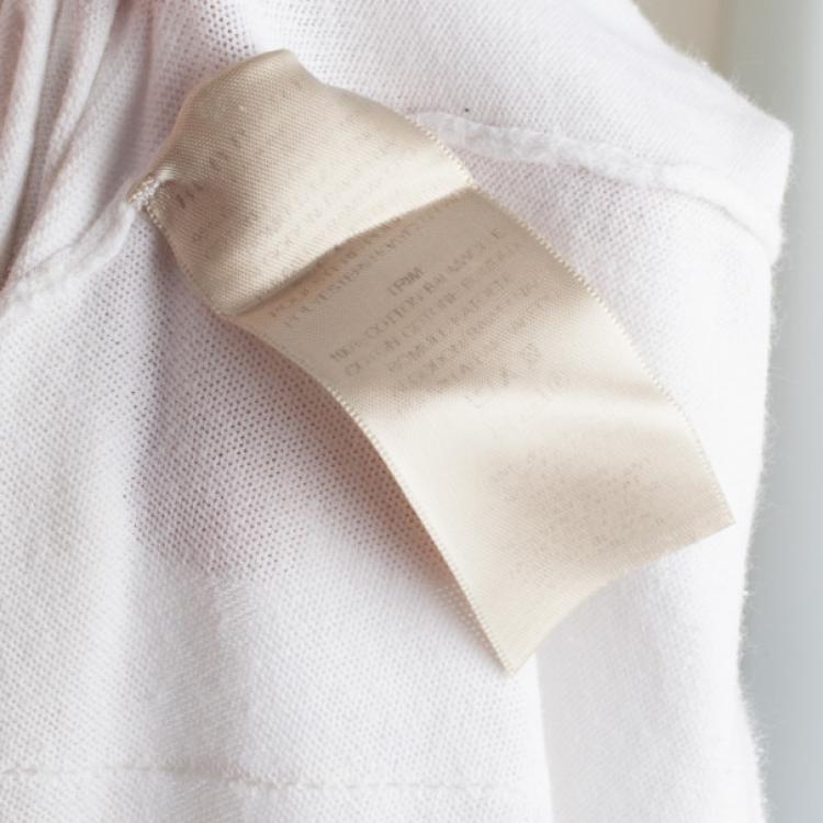 Pre Owned Burberry Check Patch Zip Sweater L