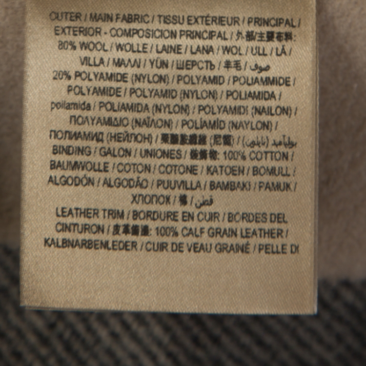Pre Owned Burberry Camel Beige Wool Mersey Duffle Coat L