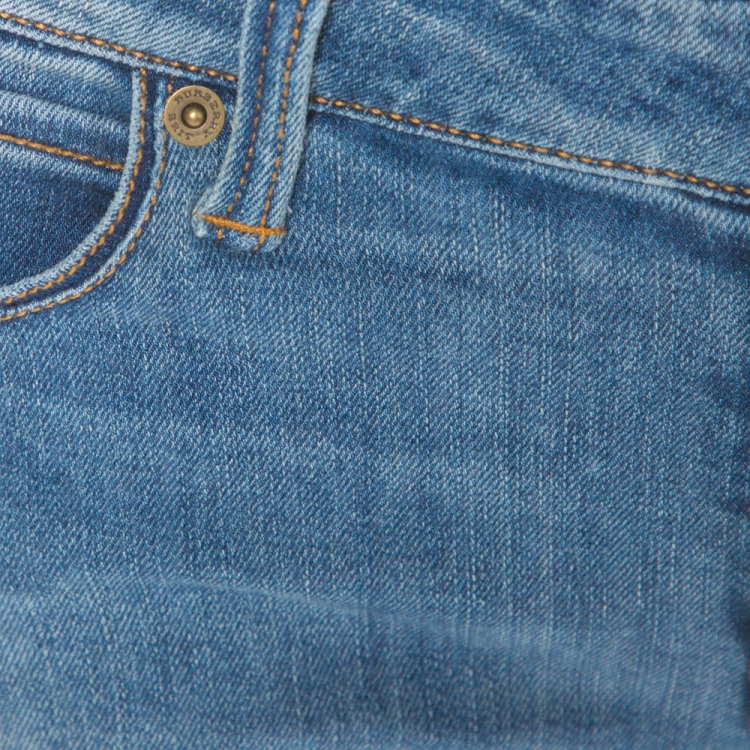 Pre Owned Burberry Brit Indigo Medium Washed Denim Skinny Low Rise Jeans S